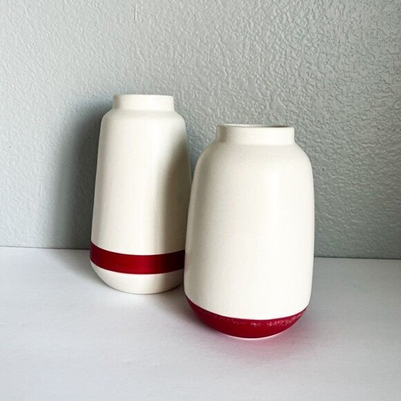 Target Ceramic Flower Vase Set of 2 - Picture 3 of 8